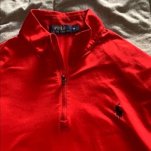 Polo Ralph Lauren Quarter-zip Lightweight Red Golf